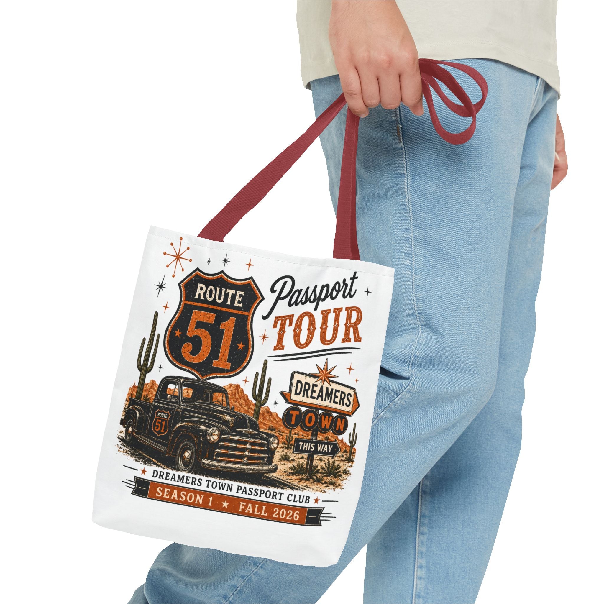 Route 51 Passport Tour Tote Bag (AOP)