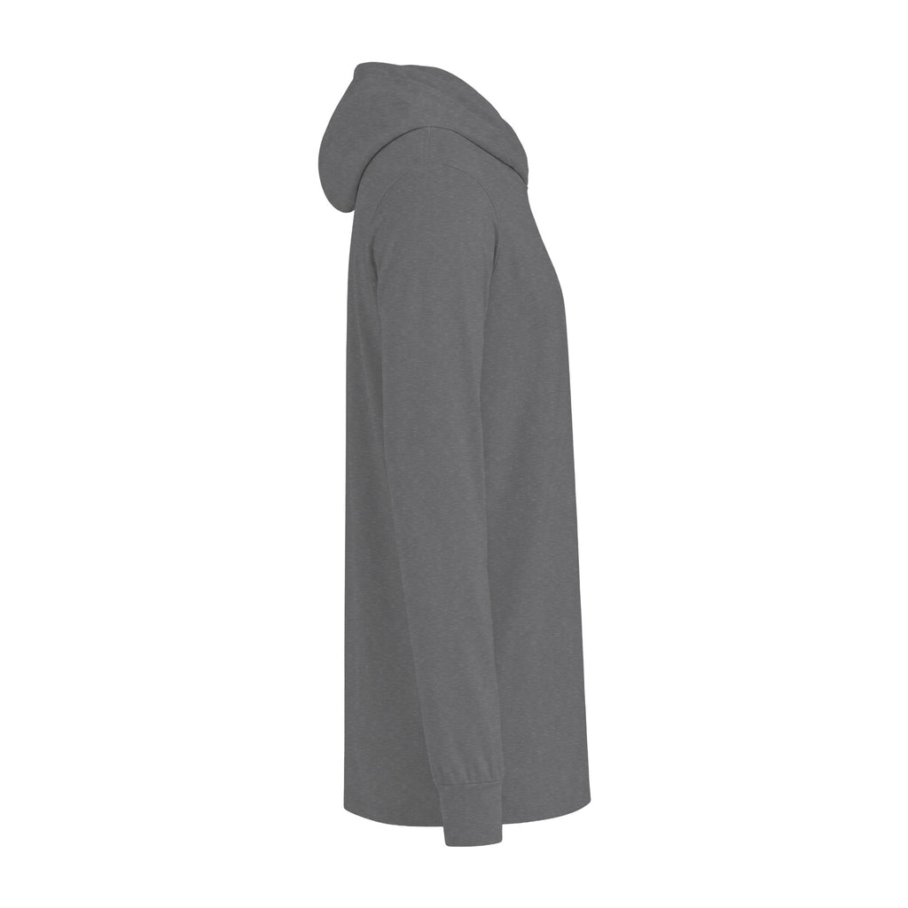 Black/white spooky Hooded Long Sleeve Tee