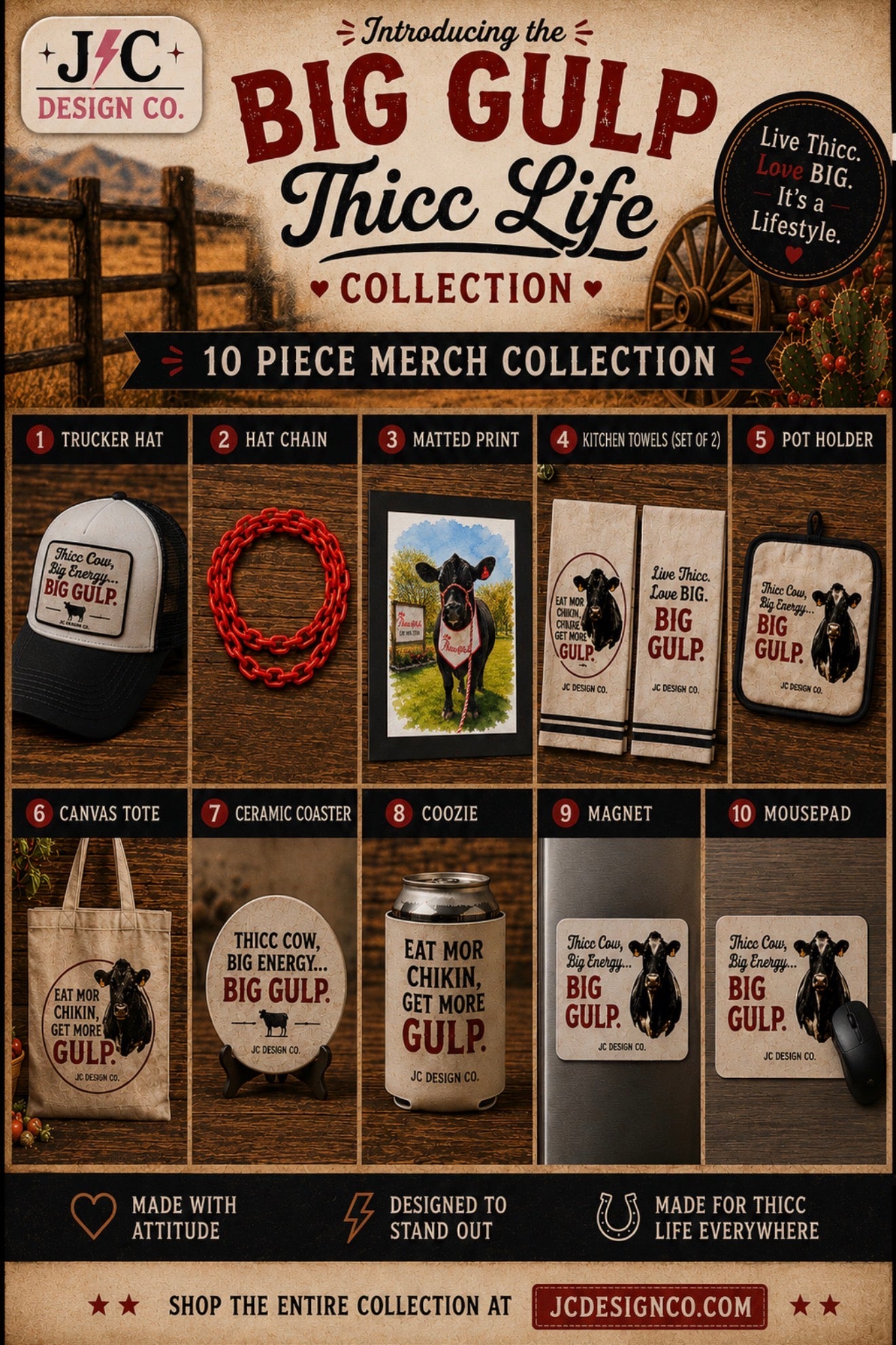 Big Gulp MOO-D Maker 10-piece merch box