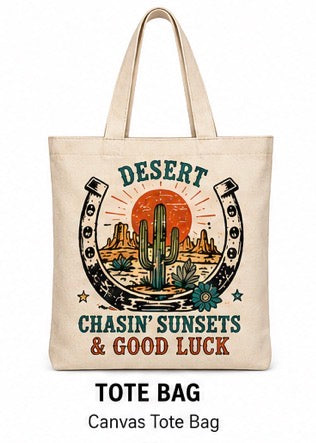 Desert Dreamin Canvas Tote Bag